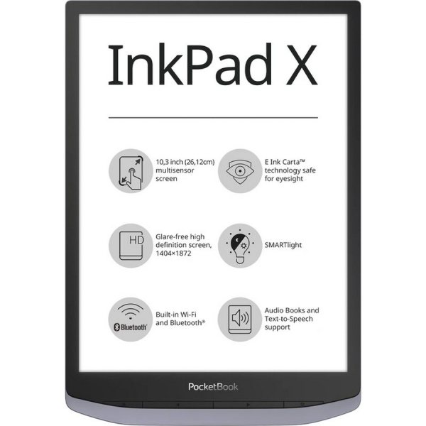 Электронная книга PocketBook 1040 Metallic Grey (PB1040-J-WW)